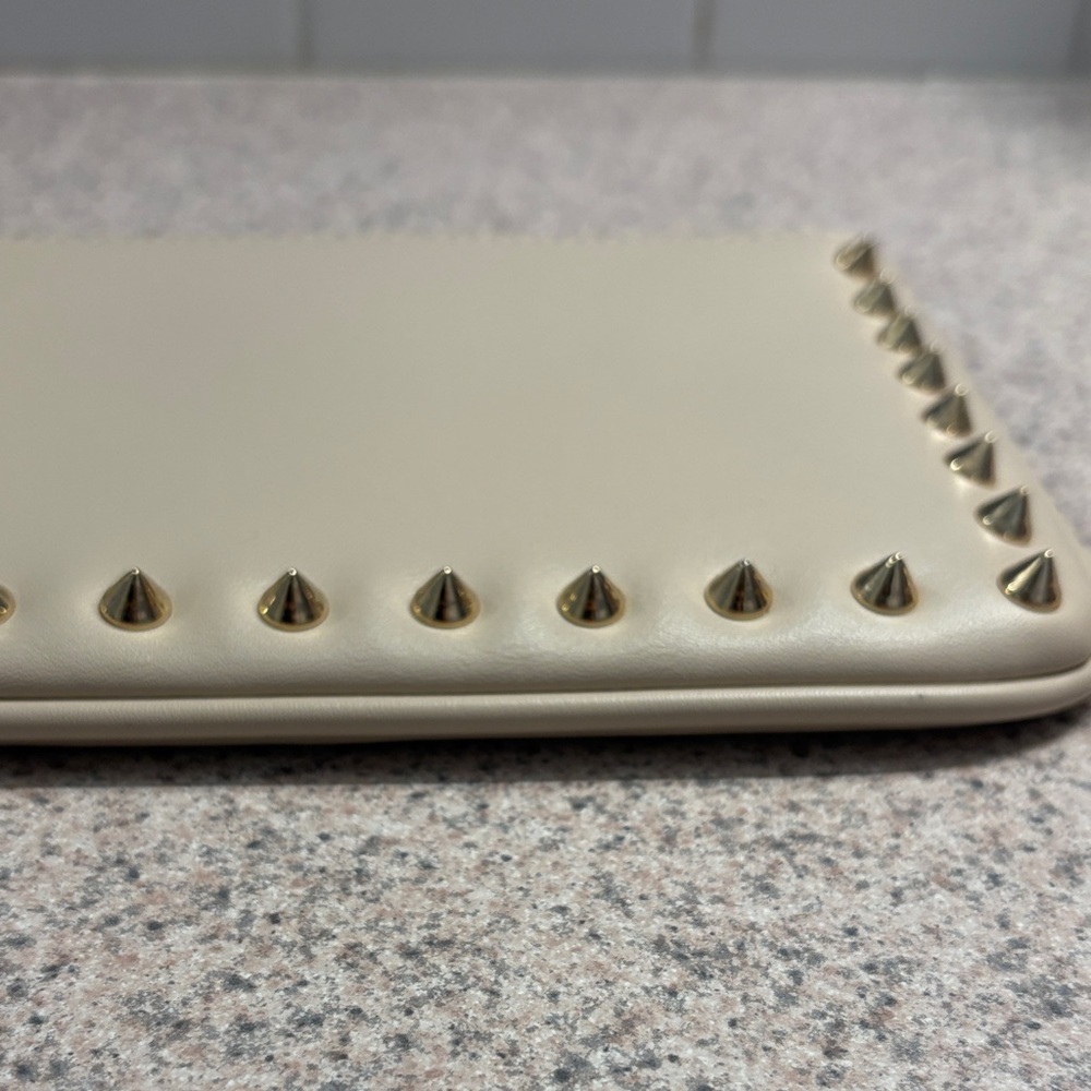 Express Beige Wristlet with Gold Accents - Picture 7 of 8